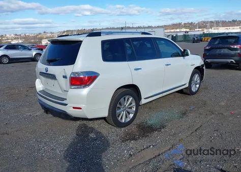 2012 Toyota Highlander Hybrid Limited V6 z USA, uszkodzony, nr VIN JTEDC3EH2C2007268